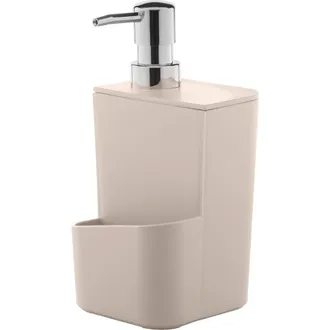 Ou Durable Kitchen Soap Dispenser Organizer with Sponge Holder and Drainage, 22 oz in Beige at Nordstrom