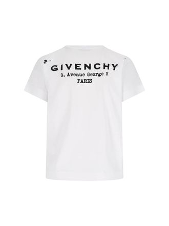 Givenchy Womens T-Shirts And Polos White Cotton