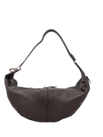 Christophe Lemaire Crescent-Shaped Buffalo Leather Shoulder Bag with Adjustable Strap