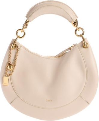 Chlo&eacute; Banana Leather Hobo Bag in Milk at Nordstrom