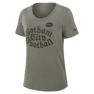 Nike New York Jets Rivalries Collection Slub Nike Womens Dri-FIT NFL T-Shirt in Black | 0348N05K72-87Z