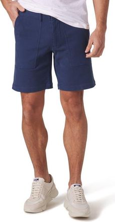 The Normal Brand Comfort Terry Utility Shorts in Dark Blue at Nordstrom, Size 28