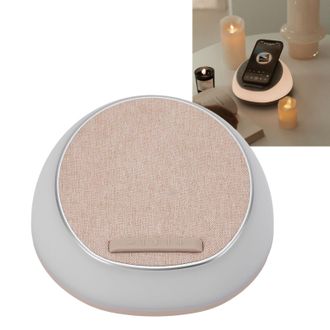 Infinite L&aacute;mpara De Escritorio Multifuncional Con Cargador Inal&aacute;mbrico, Bluetooth, Soporte Para Tel&eacute;fono M&oacute;vil Y Luz Regulable - Lightverse Lb1 (abs/pc, 170x18