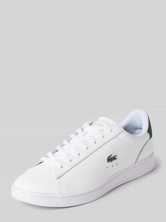Lacoste Low Top Sneaker aus echtem Leder in Weiss, Gr&ouml;&szlig;e 41