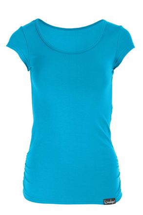 Winshape T-Shirt WINSHAPE WTR4, Damen, Gr. XL, blau (t&uuml;rkis), 90% Baumwolle, 10% Elasthan, Rundhals, Shirts T-Shirt, kurzarm
