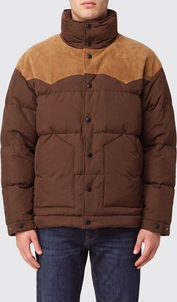 Ami Quilted Velvet High Neck Puffer Jacket
