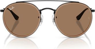 Ray-Ban 51mm Aviator Sunglasses in Black /Brown at Nordstrom