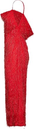 Bottega Veneta Viscose Fil Coup&eacute; Midi Dress - Red