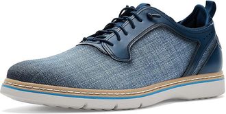 Stacy Adams Sebert Elastic Lace Oxford Mens Shoes Navy : 10.5 M, Leather/Polyester/Synthetic