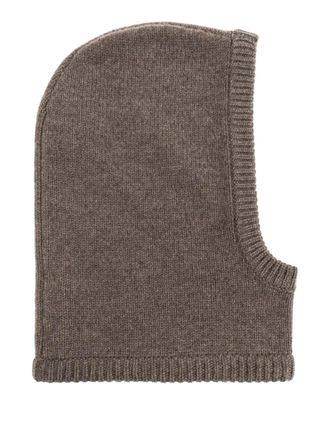 Lisa Yang Astri knitted balaclava hat - women - Cashmere - One Size - Brown