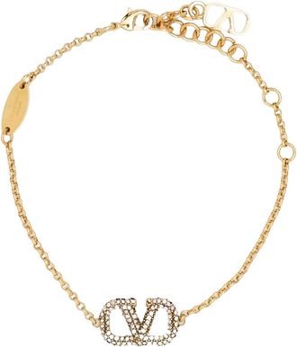 Valentino Bracelets, female, Yellow, Size: ONE SIZE VLogo Signature Bracelet