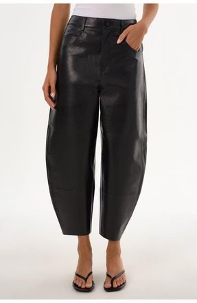 LaMarque FENNE | Leather Tapered Pant in Black at Nordstrom, Size Xx-Small
