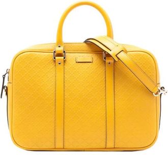 Gucci Pre-owned Handbags, female, Yellow, Size: ONE SIZE Pre-owned Vintage Handbag