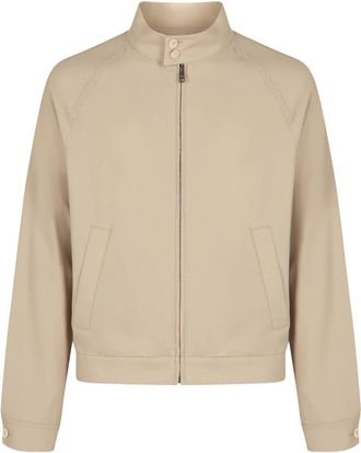 Prada Lichtgewicht Jas - Heren - Zomerjassen - Beige - L - Katoen - Jassen