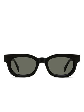 Retro Superfuture Sempre sculptural oval-frame sunglasses - unisex - Acetate - One Size - Black