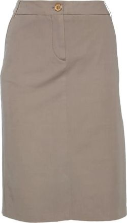 Max Mara straight skirt - Neutrals