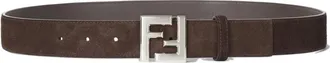 Fendi Belts, male, Brown, Size: 105 CM Squared FF Belt