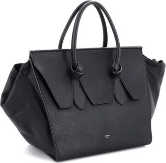 Celine Borsa tote piccola con nodo - Nero