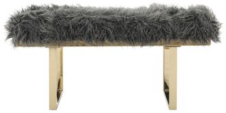 Safavieh Banco en hierro blanco