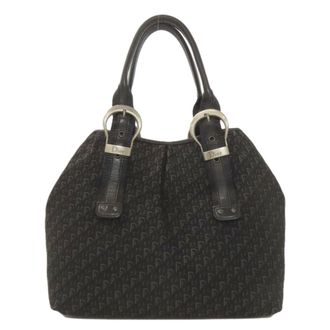 Dior Black Canvas Tote Bag (Pre-Owned)