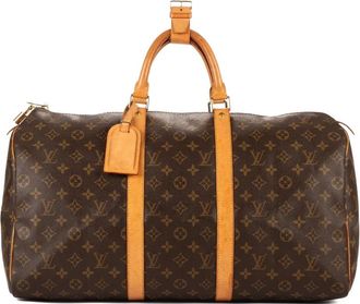 Louis Vuitton Borsone Keepall 50 Monogram - Marrone