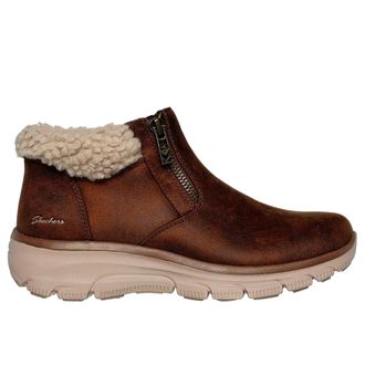 Skechers Easy Going-Social Mode Dark Brown 167868-DKBR Womens