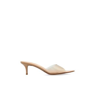 Gianvito Rossi Hakmuiltjes Elle - Dames - Muiltjes - Beige - 37 EU - Leer - Schoenen