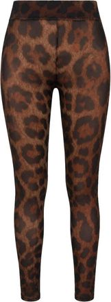 Philipp Plein Broeken, Dames, Bruin, L, Tule, Tule Leggings