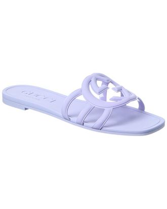 Gucci Interlocking G Leather Sandal