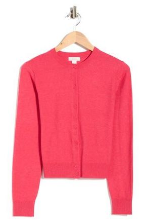 Nordstrom Rack Crewneck Cardigan in Red Jazzy at Nordstrom Rack, Size X-Large