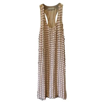 Stella McCartney Pink Button Detail Dress Size M