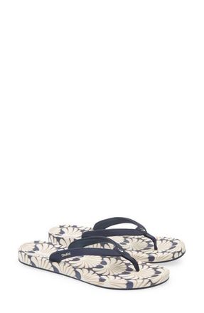 Olukai Uiki Water Resistant Flip Flop in Trench Blue /Pai at Nordstrom, Size 11