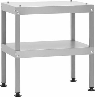 vidaXL Mesa Para Horno Ahumador Acero Galvanizado 40x28x44,5 Cm Vidaxl