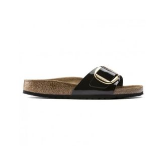 Birkenstock Madrid Big Buckle Sandal - Dames - Sandalen - Zwart - 40 EU - Schoenen