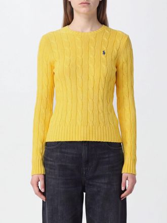 Polo Ralph Lauren Maglia girocollo slim fit in cotone con logo ricamato