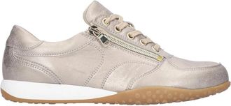 Waldl&auml;ufer H-Poppy Sneaker - Dames - Sneakers - Grijs - 38 1/2 EU - Leer - Schoenen