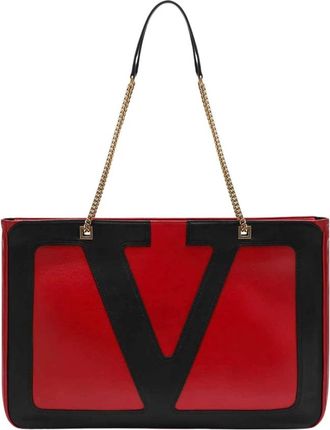 Valentino Garavani Superstar Tote Tas - Dames - Schoudertassen - Rood - ONE Size - Tassen