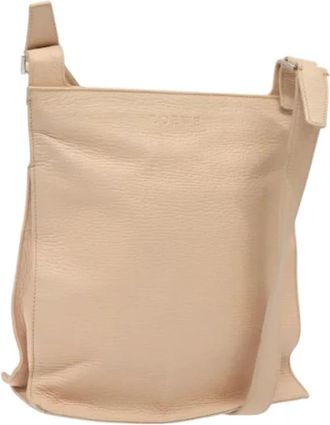Loewe Pre-owned Leren Crossbodytas - Dames - Vintage Schoudertas - Roze - ONE Size - Leer - Vintage