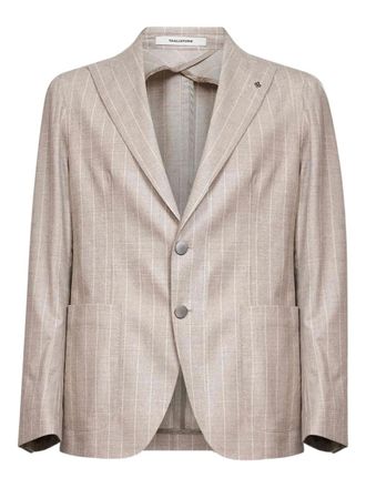 Tagliatore pinstripes blazer - Neutrals