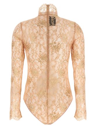 Valentino Garavani Floral Lace Bodysuit - Pink