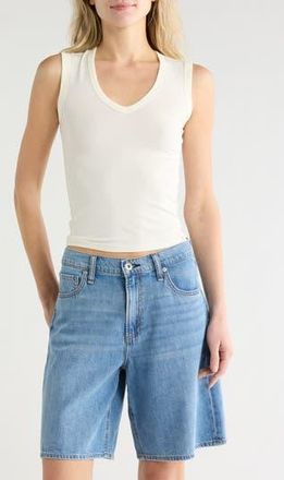 Rag & Bone Lucy V-Neck Sleeveless Top in Chalk at Nordstrom Rack, Size X-Small