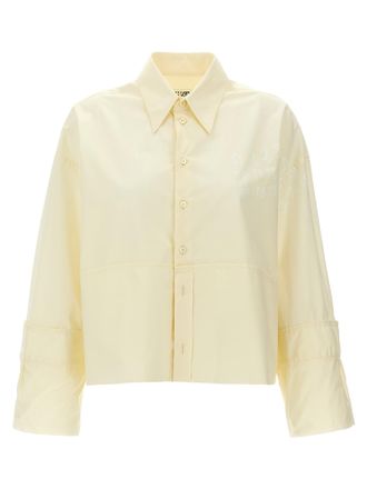 Maison Margiela White Cotton Womens Blouse