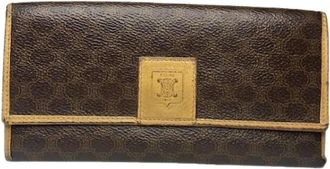 Celine Pre-owned Wallets, female, Brown, Size: ONE SIZE Pre-owned Leather Wallet