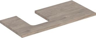 Keramag Placa De Lavabo Geberit One, Recortable A La Izquierda, Para