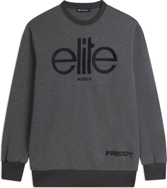 Freddy Felpa Unisex girocollo con grande ricamo Elite