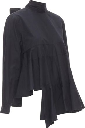 Comme Des Gar&ccedil;ons Comme Des Garcons asymmetric tie back shirt