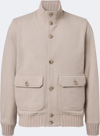 Fedeli Cashmere bomber jacket