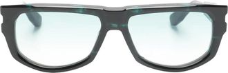 Dita Eyewear Pridm geometric-frame sunglasses - unisex - Acetate - 57 - Black