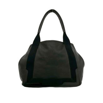Balenciaga Black Leather Handbag Tote Bag (Pre-Owned)