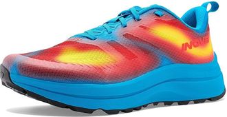 Inov8 TrailFly Max Mens Running Shoes Navy/Red/Yellow : UK 10.5 (US Mens 11.5) M, Synthetic
